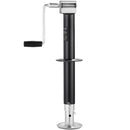 VEVOR A veida piekabes domkrats 2267 kg ar 381 mm vertikālo gaitu, piekabes pacelšanas domkrats ar regulējamu 7 līmeņu nolaižamo balstu un urbjmašīnas adapteri, saderīgs ar bezvadu urbjmašīnām, piemērots kemperu, saimniecības un jahtu piekabēm