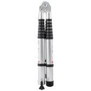 VEVOR teleskopiskās izbīdāmās kāpnes, 5 m, A-veida ar stabilizējošo stieni, piemērotas kemperiem, 170 kg slodze