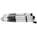 VEVOR teleskopiskās izbīdāmās kāpnes, 5 m, A-veida ar stabilizējošo stieni, piemērotas kemperiem, 170 kg slodze