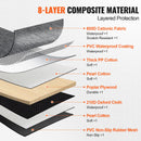 VEVOR Ūdensnecaurlaidīgs suņu sēdekļa pārvalks 1370 x 610 mm, 600D, automašīnām