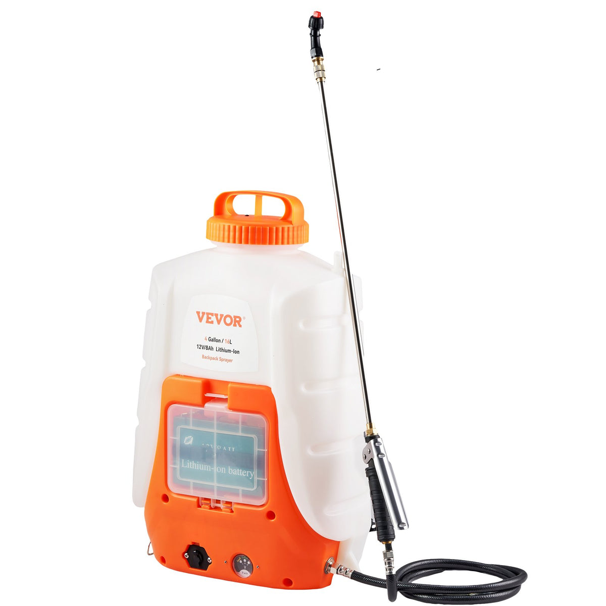 VEVOR ar akumulatoru darbināms 15 L izsmidzinātājs, 0-90 PSI, regulējams spiediens
