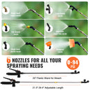 Muguras dārza miglotājs ar 15 L tvertni, 0-6,5 bar