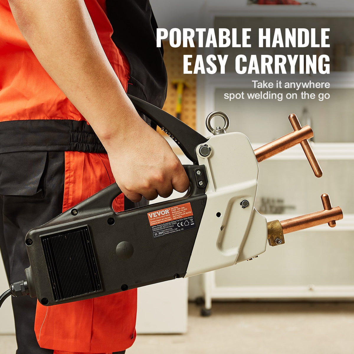 VEVOR Portable Spot Welder 9.2 kVA for Sheet Steel, Stainless Steel and Aluminium