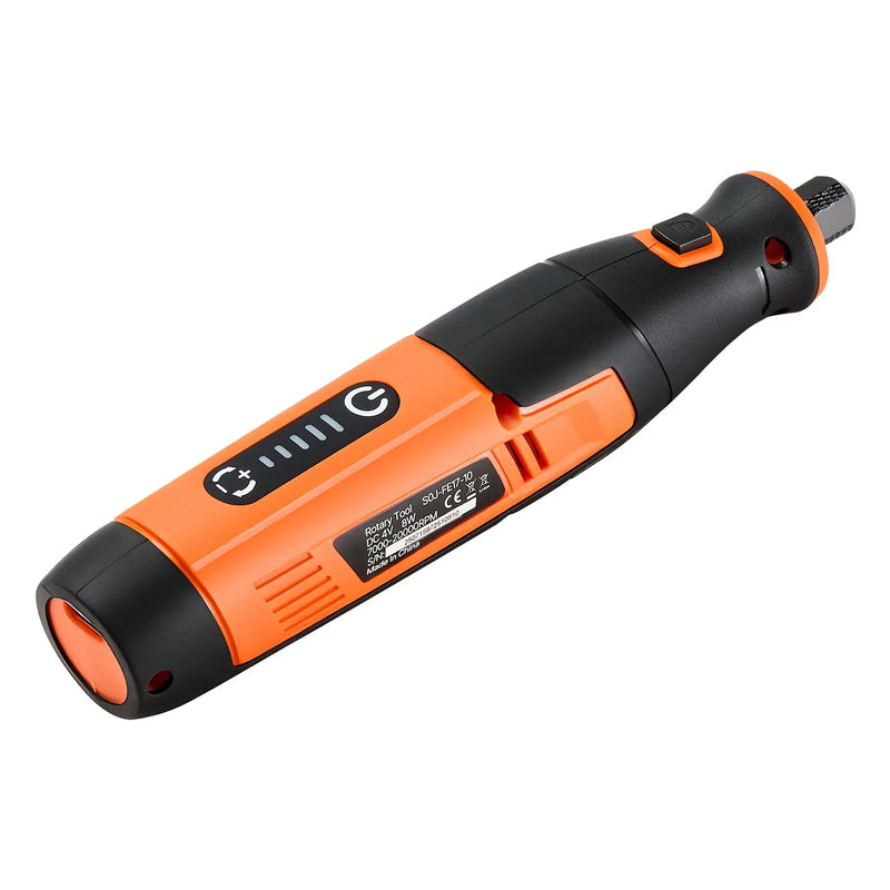 VEVOR 73 daļu bezvadu DC 4 V mini rotācijas instruments ar 5 ātrumiem (7000–20000 apgr./min.) gravēšanai, slīpēšanai, pulēšanai, grebšanai, griešanai un rokdarbiem
