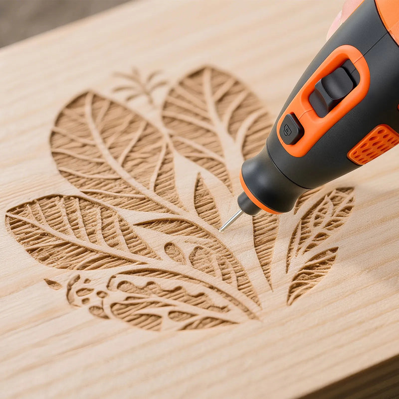 VEVOR 119 daļu bezvadu DC 12 V mini rotācijas instruments ar 28 ātrumiem (5000–32000 apgr./min.) gravēšanai, slīpēšanai, pulēšanai, grebšanai, griešanai un rokdarbiem