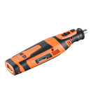 VEVOR 136 daļu bezvadu DC 8 V mini rotācijas instruments ar 5 ātrumiem (5000–30000 apgr./min.) gravēšanai, slīpēšanai, pulēšanai, grebšanai, asināšanai, griešanai un rokdarbiem