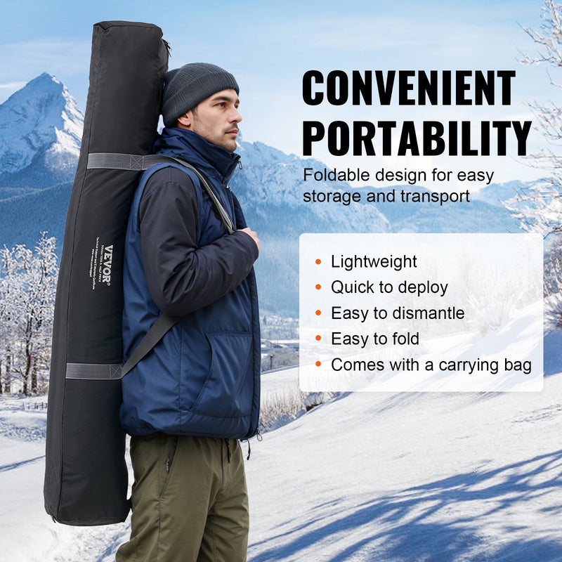 VEVOR  Pop-Up 1-2 personām Pārnēsājama āra telts  1.5x1.5x1.65 m
