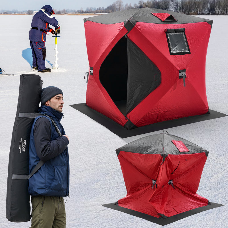 VEVOR  Pop-Up 1-2 personām Pārnēsājama āra telts  1.5x1.5x1.65 m