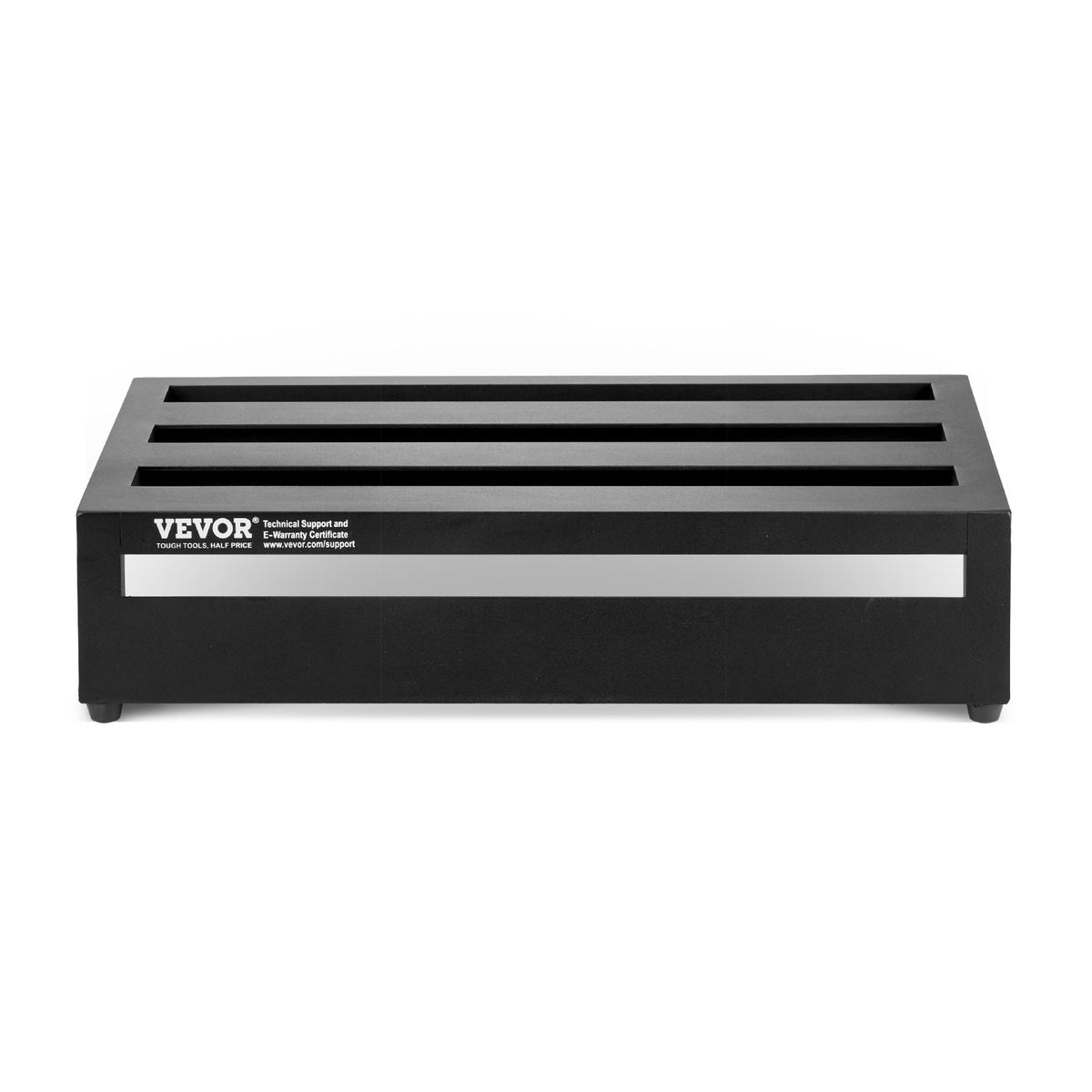 VEVOR Guitar Pedal Board 50.8 × 27.9 cm, Aluminium, for 10–12 Pedals, with Bag and Velcro