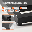 VEVOR ģitāras pedāļu dēlis, 50,8 × 27,9 cm, alumīnija sakausējums, 1 kg, ar somu, siksnām un stiprinājumiem, paredzēts 10–12 pedāļiem