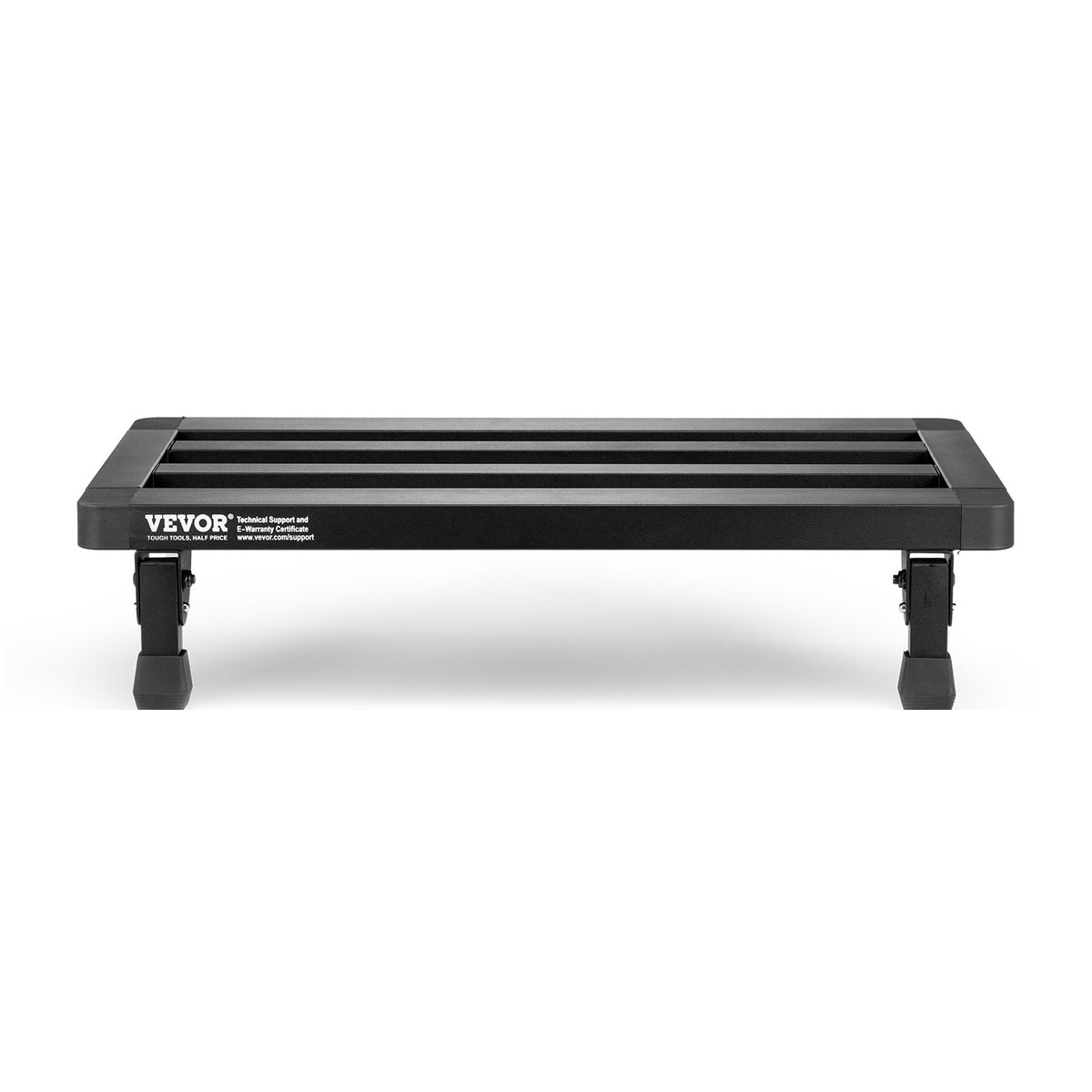 VEVOR kokkupandav kitarri pedaalilaud 50,8 × 27,9 cm, alumiinium, 10–12 pedaalile, koti ja takjapaelaga