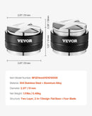 VEVOR 51 mm kafijas sadalītājs, 2-in-1 regulējams espresso sadalītājs mājām