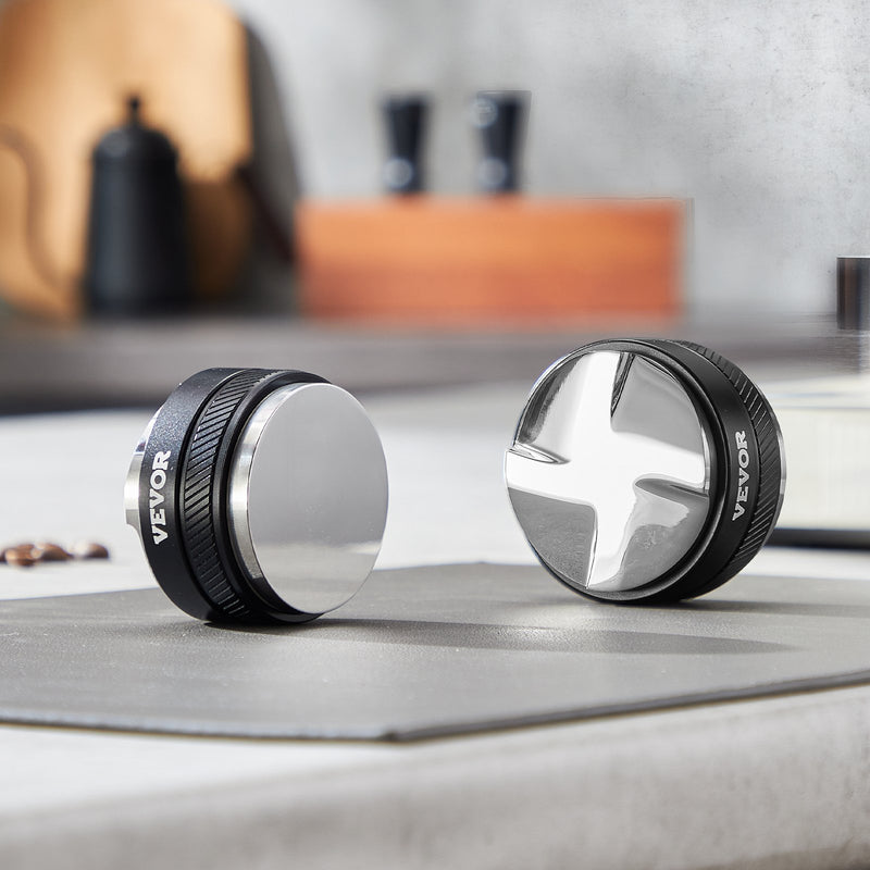 VEVOR 51 mm kafijas sadalītājs, 2-in-1 regulējams espresso sadalītājs mājām