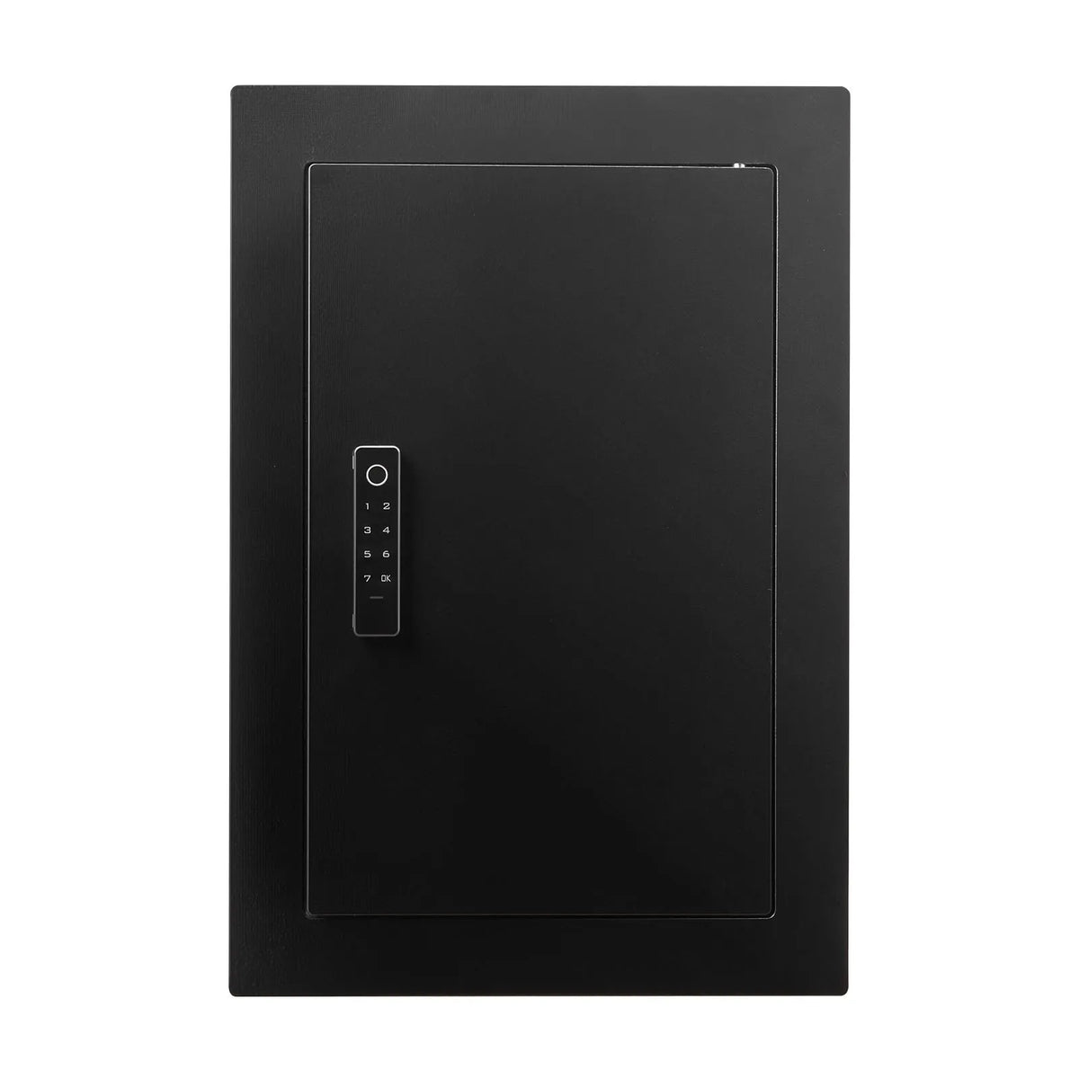 VEVOR Wall Safe with Hidden Installation, 3-Level In-Wall Safe with Fingerprint, Password, Key and Rotating Handle Unlock, Q235 Steel Body with Adjustable Shelves and Key Holders for Money, Jewellery and Documents