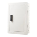 VEVOR sienas seifs ar slēptu montāžu, 3 līmeņu sienā iebūvēts seifs ar paroles, atslēgas un pagriežamā roktura atbloķēšanu, Q235 auksti velmēta tērauda korpuss ar regulējamiem plauktiem un montāžas atverēm naudai, rotaslietām un dokumentiem, balts