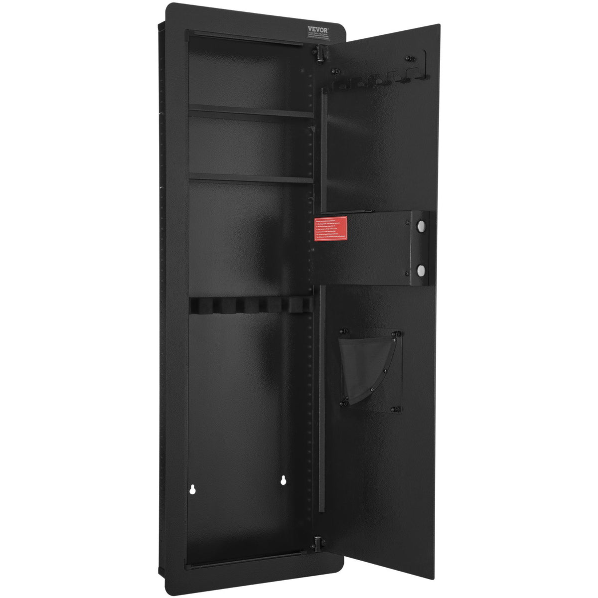 VEVOR 109 cm Tall Gun Safe, 4-Tier, Hidden Gun Safe with Keypad and Fingerprint Reader