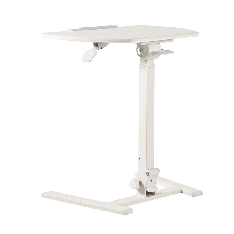 VEVOR pilnībā samontēts mobilais sēdus-stāvus darba galds ar regulējamu augstumu, noliecamu virsmu, pneimatisko pacelšanu un 15 kg nestspēju, 650 × 480 mm