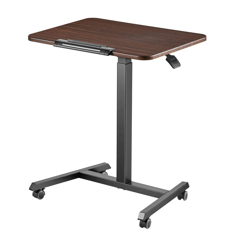 VEVOR mobilais sēdus-stāvus darba galds ar regulējamu augstumu, noliecamu virsmu, 4 riteņiem un 15 kg nestspēju, 650 × 480 mm
