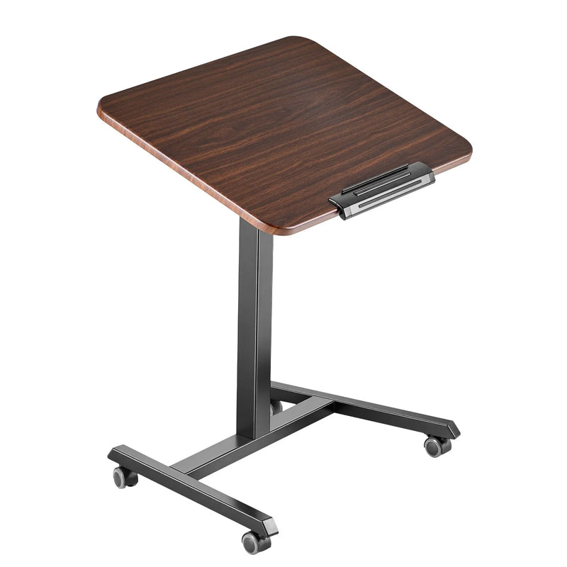 VEVOR mobilais sēdus-stāvus darba galds ar regulējamu augstumu, noliecamu virsmu, 4 riteņiem un 15 kg nestspēju, 650 × 480 mm