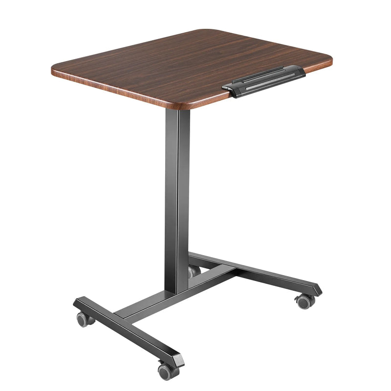 VEVOR mobilais sēdus-stāvus darba galds ar regulējamu augstumu, noliecamu virsmu, 4 riteņiem un 15 kg nestspēju, 650 × 480 mm