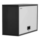 Metāla sienas skapis ar plauktu un augšup veramām durvīm, 77 × 30,5 × 50 cm, 108,9 kg kravnesība, piemērots garāžai, pagrabam, virtuvei un noliktavai (nepieciešama montāža)