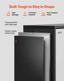 Metāla sienas skapis ar plauktu un augšup veramām durvīm, 77 × 30,5 × 50 cm, 108,9 kg kravnesība, piemērots garāžai, pagrabam, virtuvei un noliktavai (nepieciešama montāža)