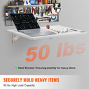 VEVOR pie sienas stiprināms peldošs salokāms galds, 600 × 400 mm, piemērots klēpjdatoram, mājas birojam un nelielām telpām