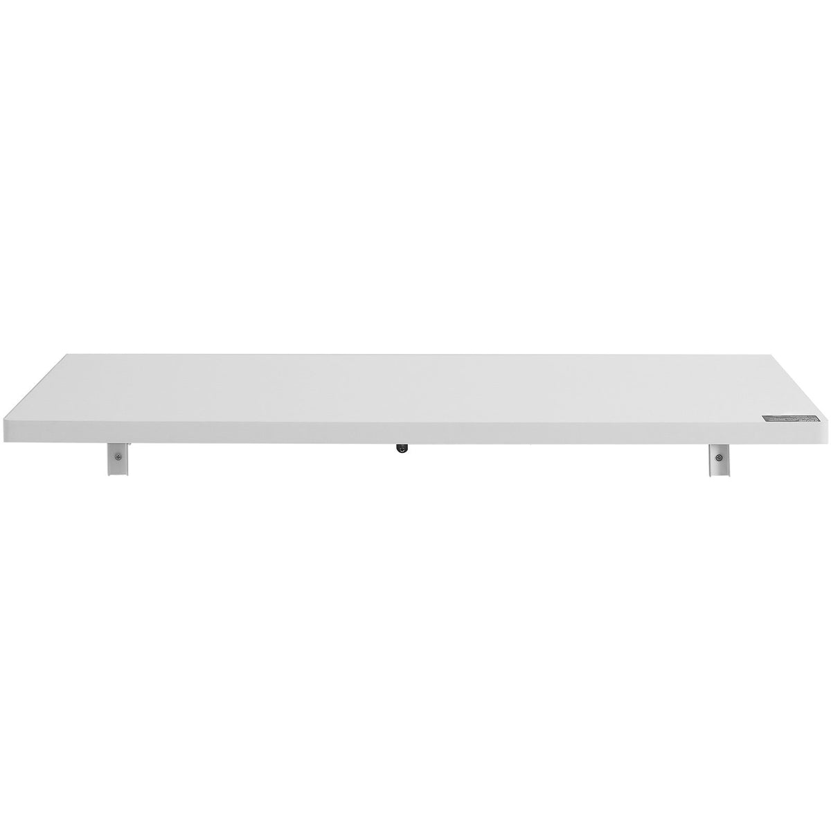 VEVOR pie sienas stiprināms salokāms galds, 900 × 500 mm, ar metāla kronšteinu, nolaižams galds kompaktām telpām, piemērots mājas birojam, ēdamzonai, veļas telpai, virtuvei un bāram, balts