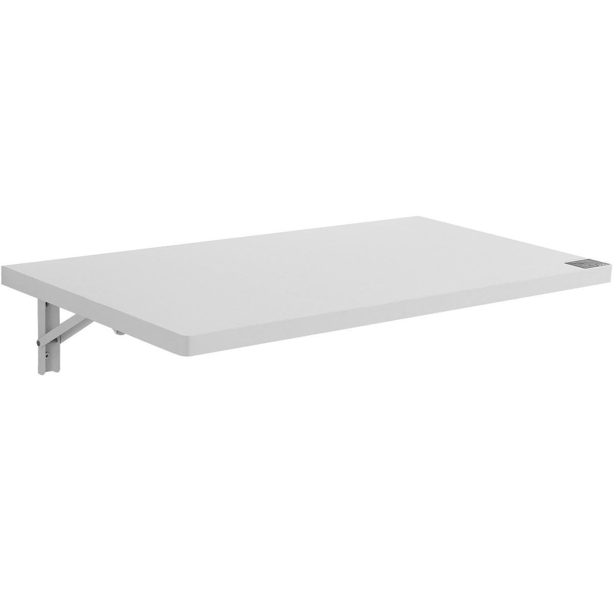 VEVOR pie sienas stiprināms salokāms galds, 800 × 400 mm, ar metāla kronšteinu, nolaižams galds kompaktām telpām, piemērots mājas birojam, ēdamzonai, veļas telpai, virtuvei un bāram, balts