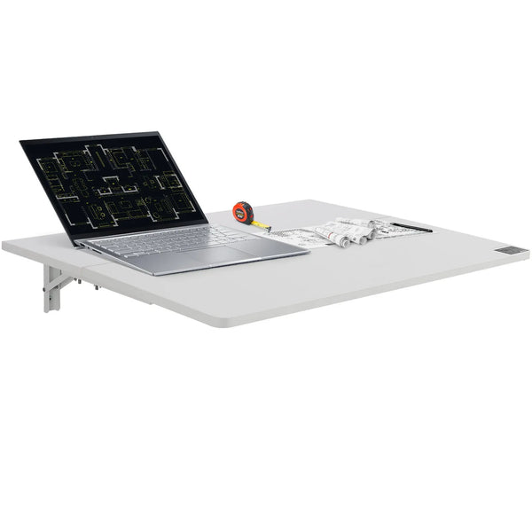 VEVOR pie sienas stiprināms nolokāms galds, 800 × 600 mm, portatīvajam datoram, mājas birojam