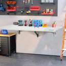 VEVOR pie sienas stiprināms nolokāms galds, 800 × 600 mm, portatīvajam datoram, mājas birojam