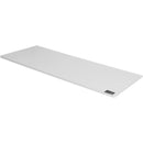 VEVOR pie sienas stiprināms salokāms galds 110 × 46 cm ar metāla kronšteinu, balta krāsa, piemērots mazām telpām — mājas birojam, ēdamzonai, veļas telpai, virtuvei vai bāram