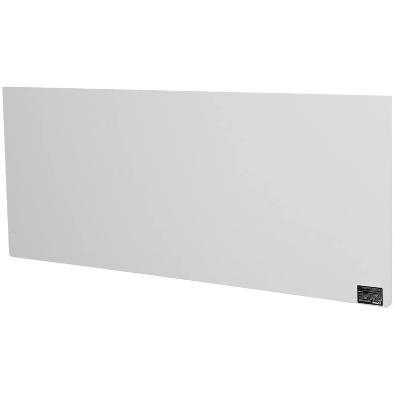 VEVOR pie sienas stiprināms salokāms galds 110 × 46 cm ar metāla kronšteinu, balta krāsa, piemērots mazām telpām — mājas birojam, ēdamzonai, veļas telpai, virtuvei vai bāram