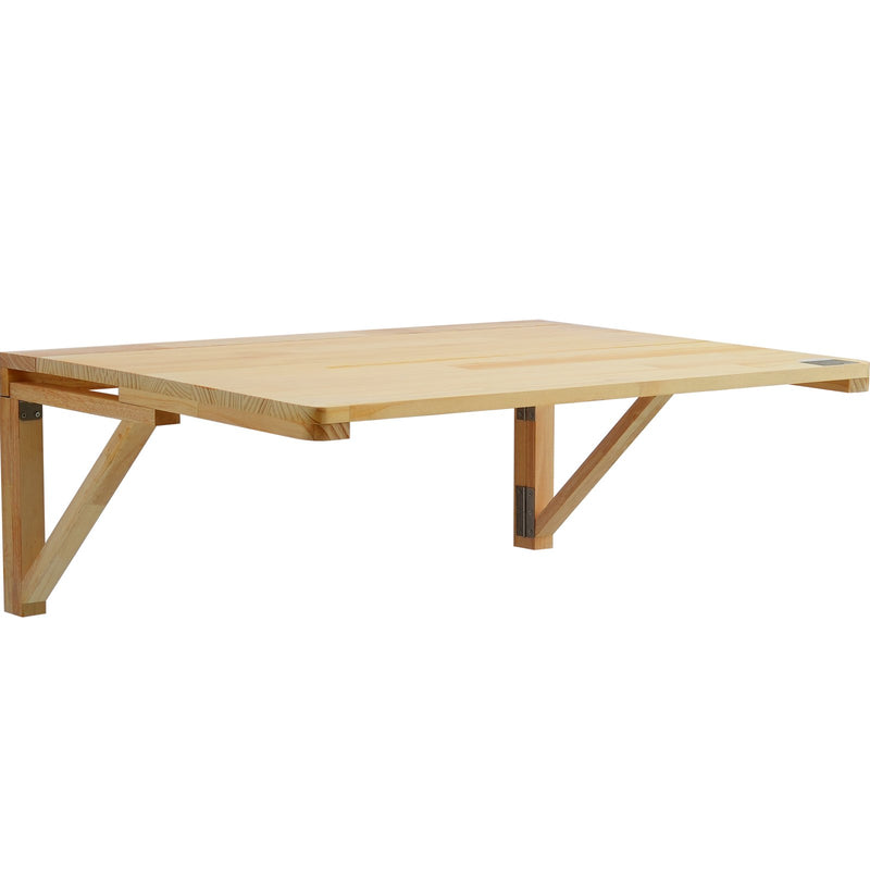 VEVOR pie sienas stiprināms nolokāmais galds, 800 × 600 mm, portatīvajam datoram, mājas birojam