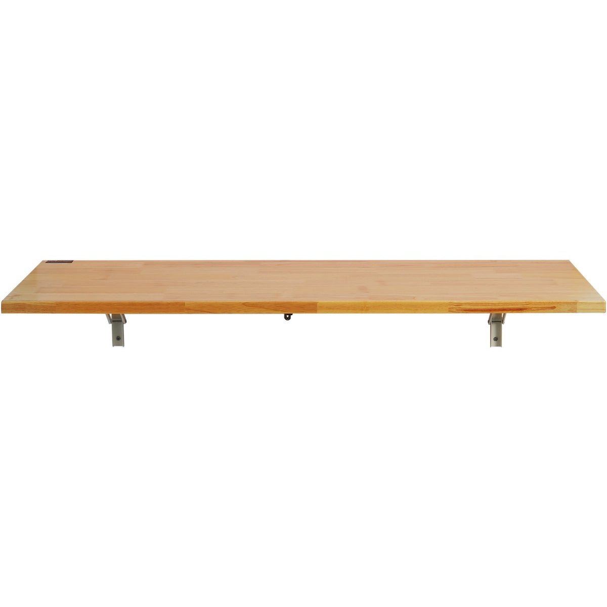 VEVOR pie sienas stiprināms salokāms galds, 1200 × 500 mm, ar metāla kronšteinu, nolaižams galds kompaktām telpām, piemērots mājas birojam, ēdamzonai, veļas telpai, virtuvei un bāram, gaiši brūns