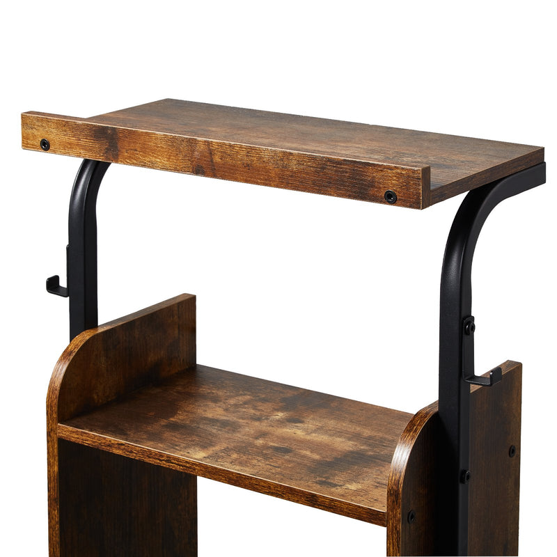 VEVOR mājdzīvnieku barošanas stacija ar uzglabāšanas plauktu – paaugstināmas suņu bļodas un rotaļlietu organizators