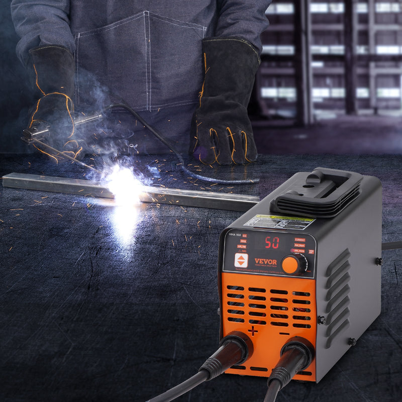 VEVOR ARC elektrodu metināšanas aparāts 220 V 160 A 2-in-1 ar Lift TIG funkciju un karsto startu