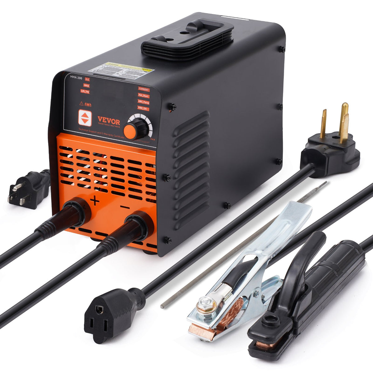 VEVOR ARC Welding Machine 200 A 2-in-1 – Stick and Lift TIG, 220 V, Hot Start