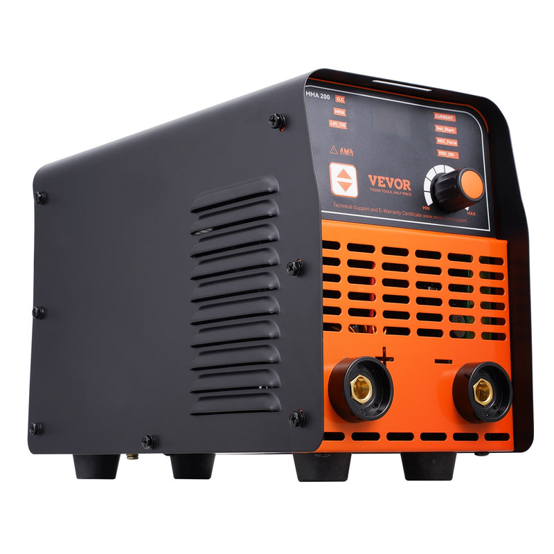 VEVOR ARC elektrodu metināšanas aparāts 220 V 200 A 2-in-1 ar Lift TIG funkciju un karsto startu