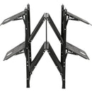 VEVOR Kempinga galds, saliekams portatīvs gatavošanas galds ar somu, alumīnijs, 4 sānu galdi un 2 plaukti