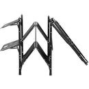 VEVOR kempinga virtuves galds - viengabala saliekama pārnēsājama gatavošanas stacija ar pārnēsājamo somu, ar 3 sānu galdiem, 2 plauktiem un noņemamu izlietni - āra piknikiem, BBQ u.c.