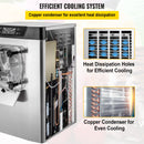 VEVOR Komerciāla cietā saldējuma mašīna, 13-16 litri/h, nerūsējošais tērauds