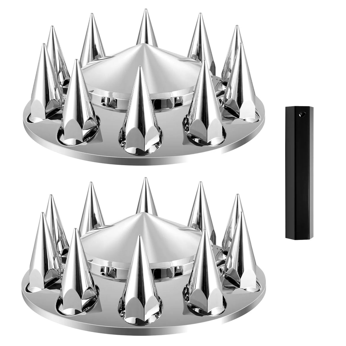 Front axle cover kit with ABS cap covers and installation tools