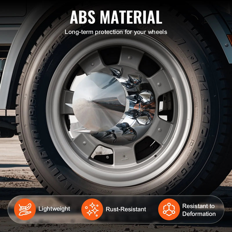 Aizmugurējās ass pārsegu komplekts ar ABS uzgriežņu pārsegumiem un uzstādīšanas rīkiem