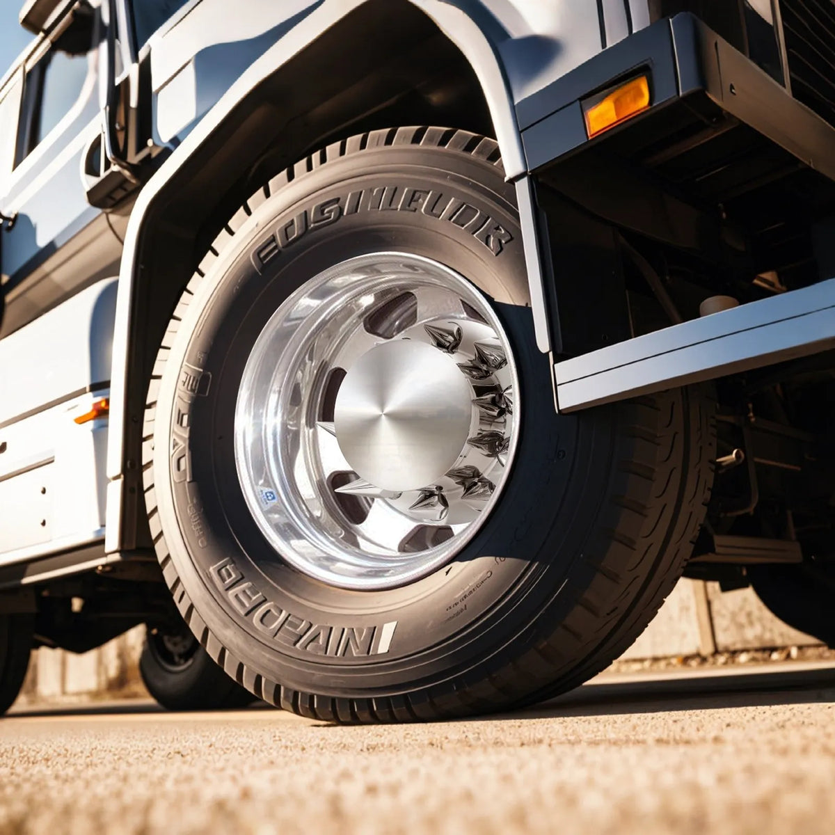 Rear axle cover kit with ABS cap covers and installation tools