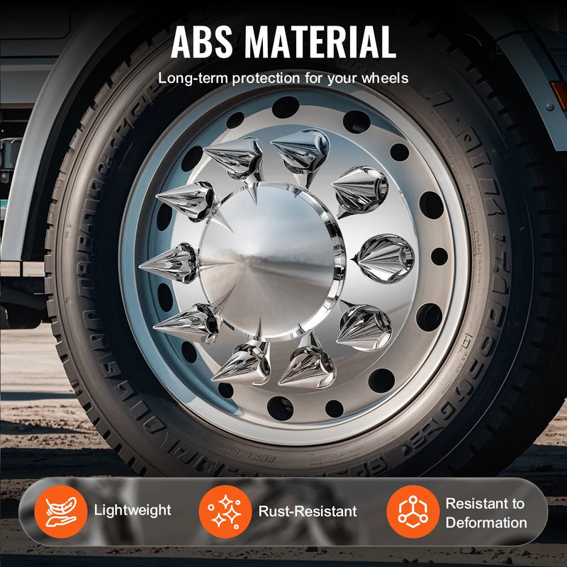 Aizmugurējās un priekšējās ass pārsegu komplekts ar ABS uzgriežņu pārsegiem un uzstādīšanas rīkiem Jautāt ChatGPT