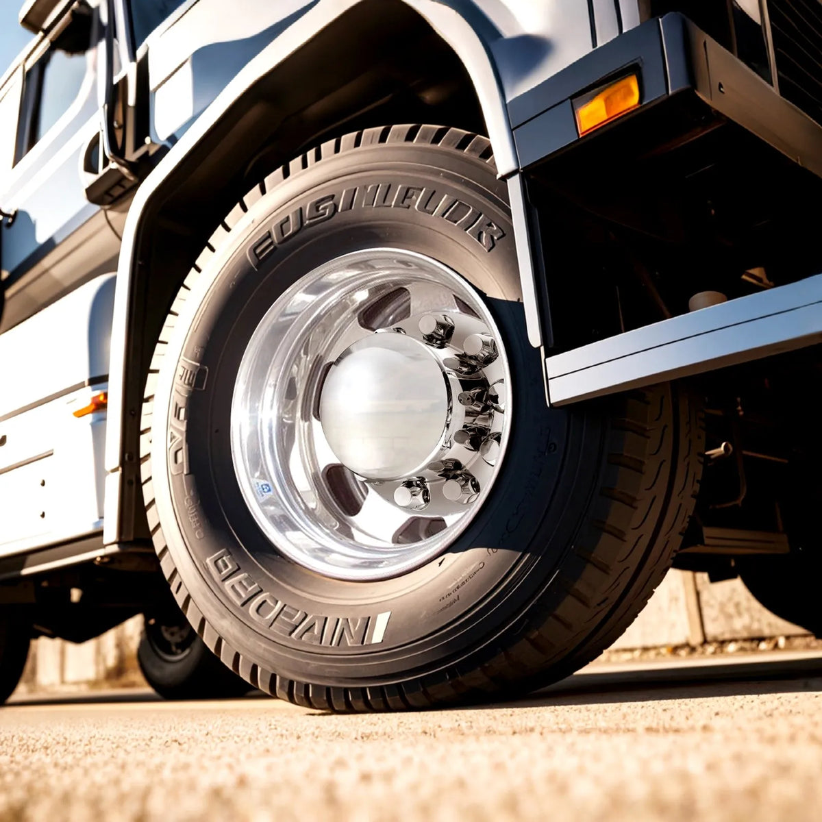 Rear axle cover kit with ABS cap covers and installation tools