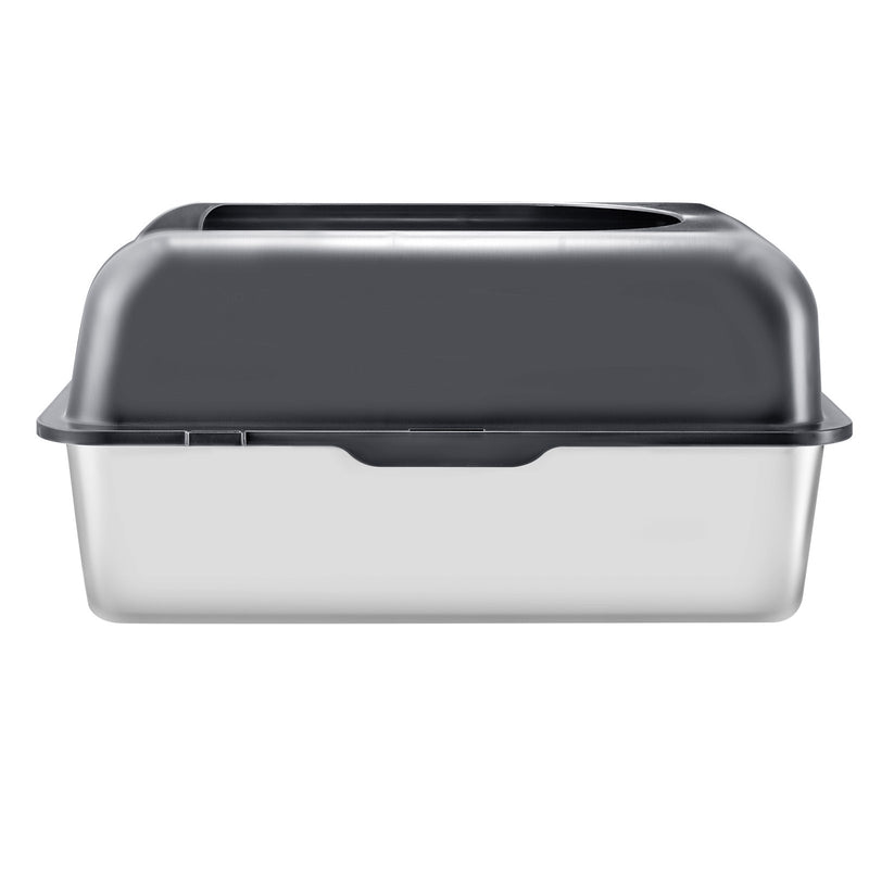 VEVOR 15,24 cm dziļā kaķu tualete bez smakas ar filtrējošu kāju dēli