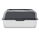 VEVOR 15,24 cm dziļā kaķu tualete bez smakas ar filtrējošu kāju dēli