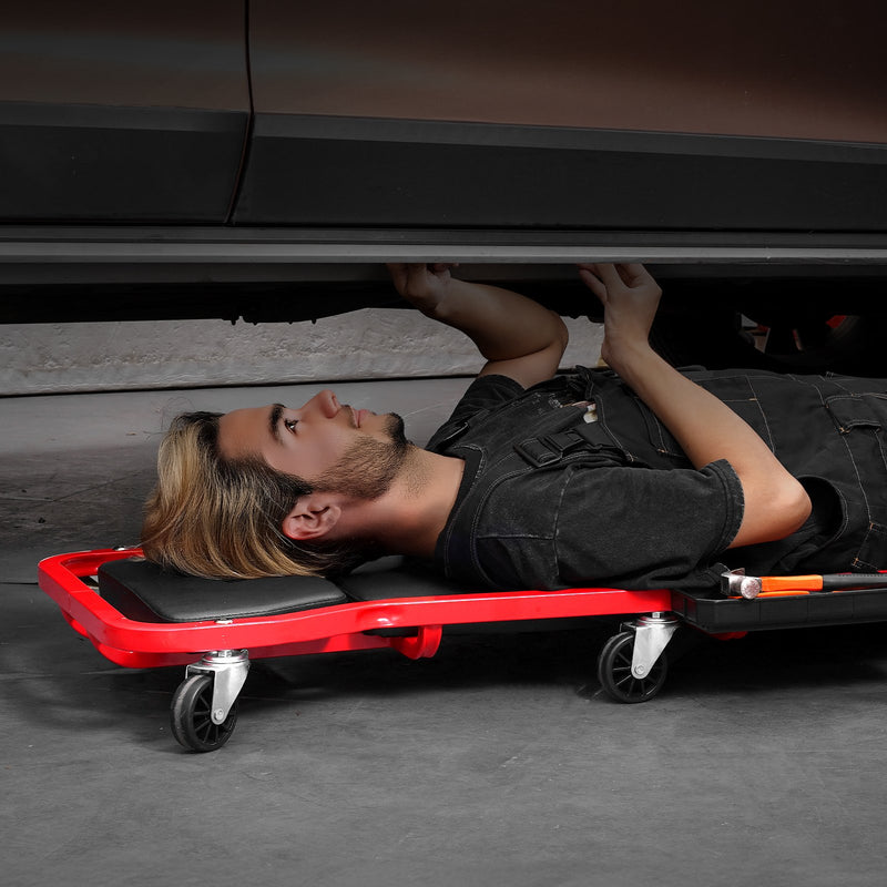 VEVOR 44 collu mehāniķa rullis ar 136 kg ietilpību, automobiļu rullis